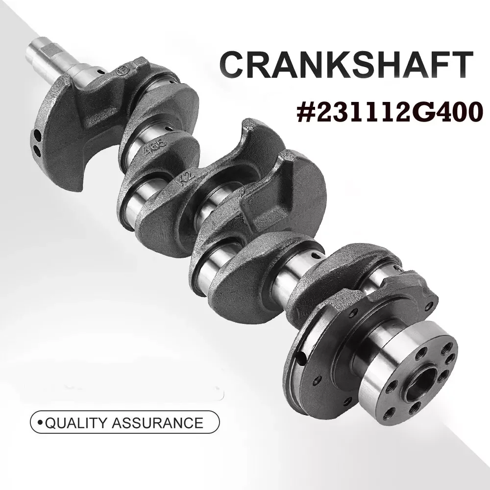 Carbole G4KH 2.0T Engine Crankshaft 231112G400 For Hyundai Santa Fe Sport Kia Optima USA