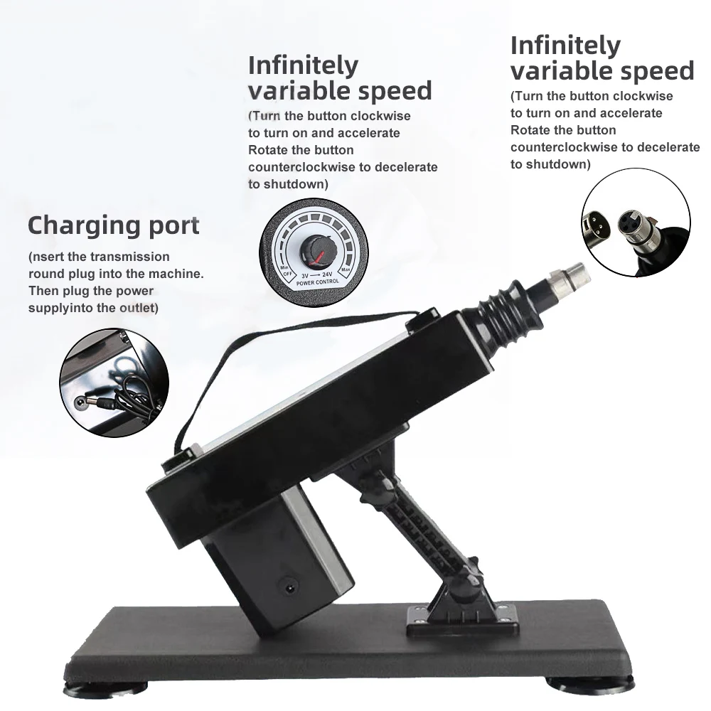 Powerful Automatic Thrust Sex Machine Device Gun Strap Dildo Vibrator Clitoral G-Spot Massager Vagina Masturbation Sex Toy Men - view 2