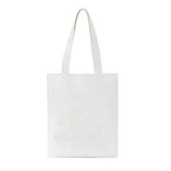 Sublimation Blank White Shopping Bags Shoulder Travel Tote Shopper Bag Handbags Gifts For Women Girls Storage Eco Reusable