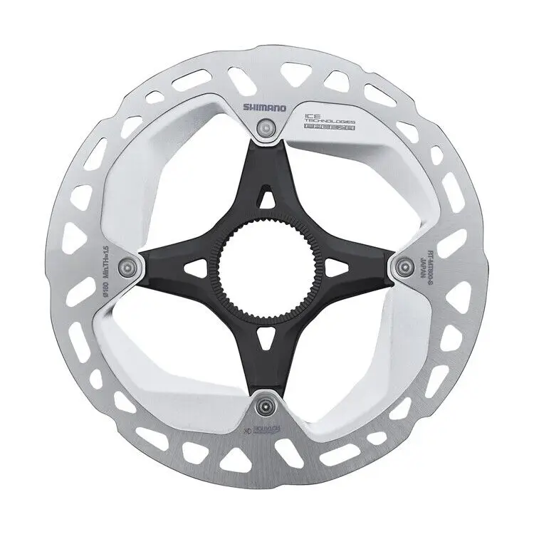 Shimano RT-M800-S 160mm Disc Brake Rotor Ice Tech Centre-Lock With Lockring Ultegra GRX Deore XT E-Bike Rated