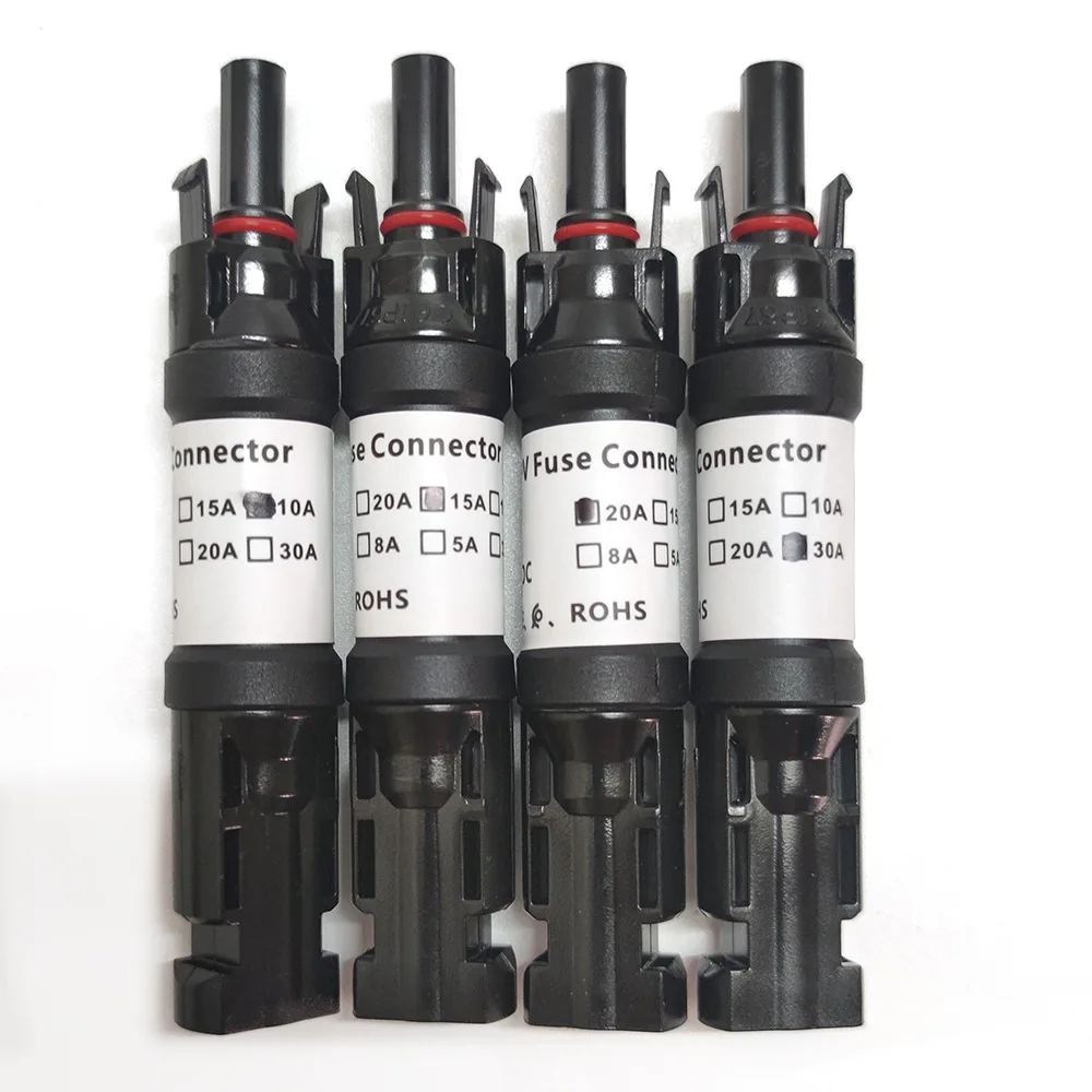 3pcs 10A 15A 20A 30A Photovoltaic Diode Connector Solar Panel Cable Connector PV Compatible With MC4 For Solar PV System