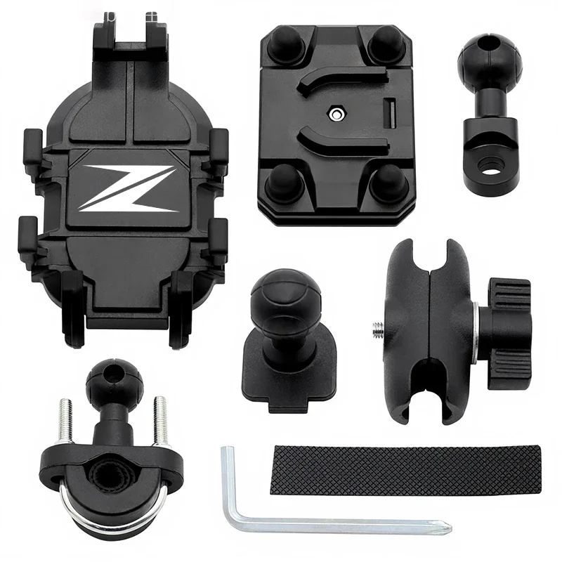 Universal Motorcycle Handlebar Holder Riding Bracket Shockproof For Kawasaki Z900 Z1000 Zontes 150NK Z650 Z750 Z800 Accessories view 3