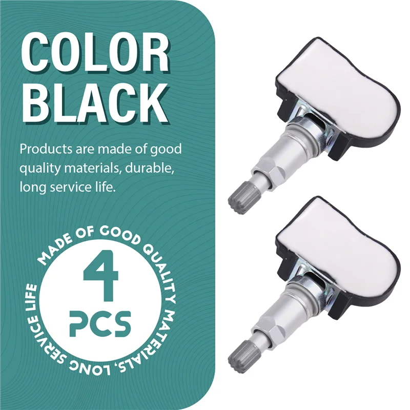 

For Land Rover LR2 LR4 Range Rover Evoque Sport 2008-2016 4Pcs Car 315Mhz Tire Pressure Sensor BH52-1A159-CA LR066379-A54R