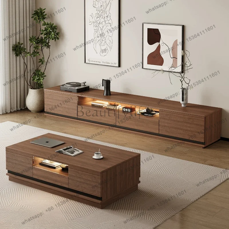 zj.Fireplace Mobile Living Room Bedside Table Modern Tv Board Furniture Vasagle Tables for Television Cabinet Entertainment Cent