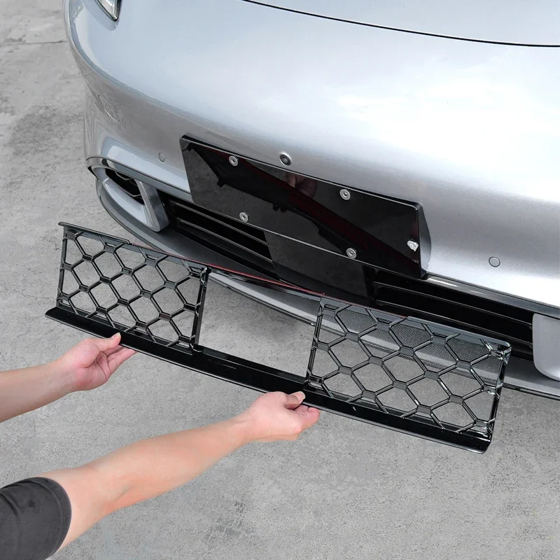 Car Modify Front Buckle Insect Proof Net Front Bumper Center Intake Grille Cover Accessory For SERES SAIC Z7 Z7T 2026-Present