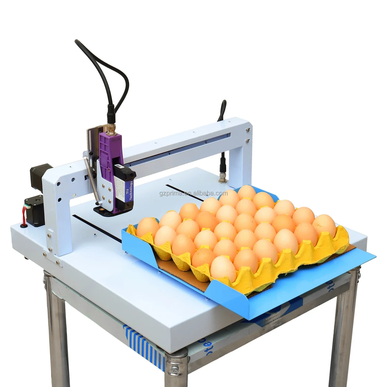 Smart  automatic  tij egg printer  ink coding printer expiry date logo printer for egg tij machines for small businesses