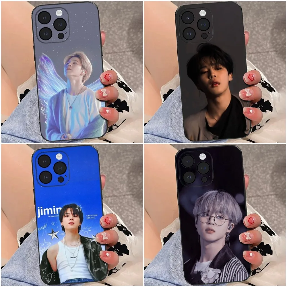 Singer J-JIMINS- Phone Case For iPhone 16,15,14,13,12,Pro,Max,11,7,8,Plus,XR,XS Max Shockproof Silicone Soft Shell