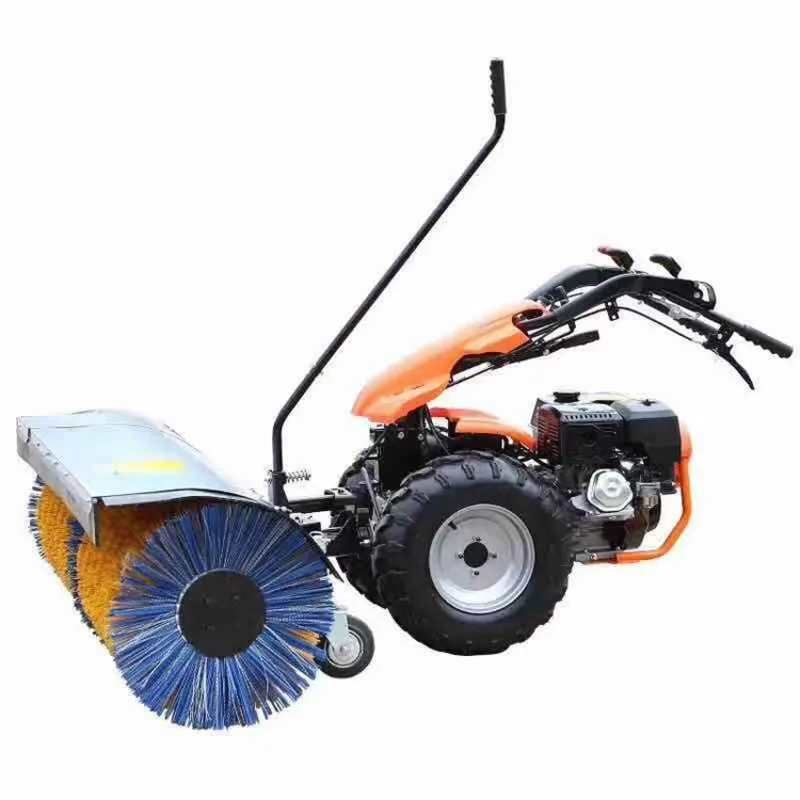 Hand-held snow plow Highway street Light snow removal machinery 6.5 powered road sweeper