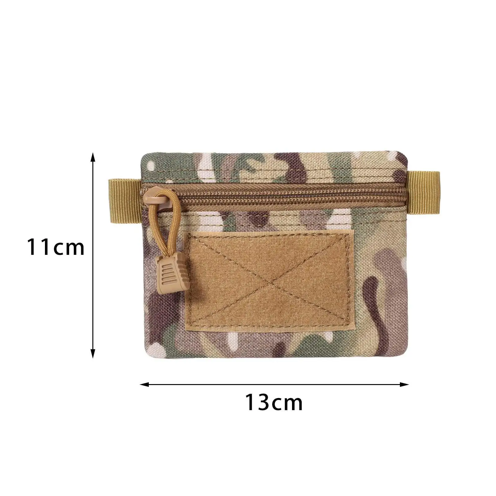 Outdoor portemonnee Nylon sleuteletui Creditcard opslag Rits voor klimmen