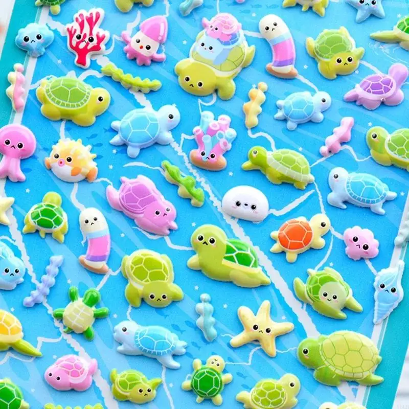Y5LB Handcraft Sticker Reusable Tiny Patches for Water Bottle, Notebook, Scrapbooking
