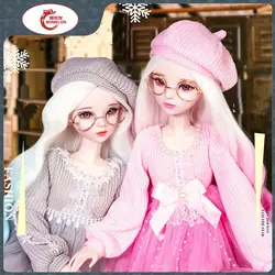 1/3 Bjd Doll Full Set 60cm Lifelike Fashion Girl Large Original Handmade Ball Jointed Dolls Children Toys For Girl Birthday Gift