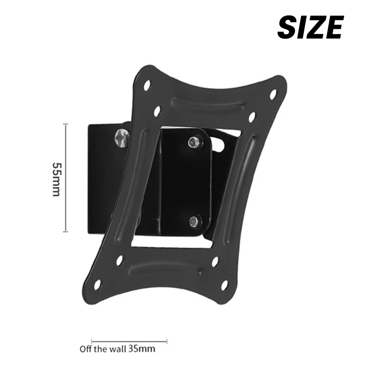 Y06A Universal Wall Mount Stand for 14-27inch LCD LED Screen Height Adjustable Monitor Retractable Wall for Tv-C12