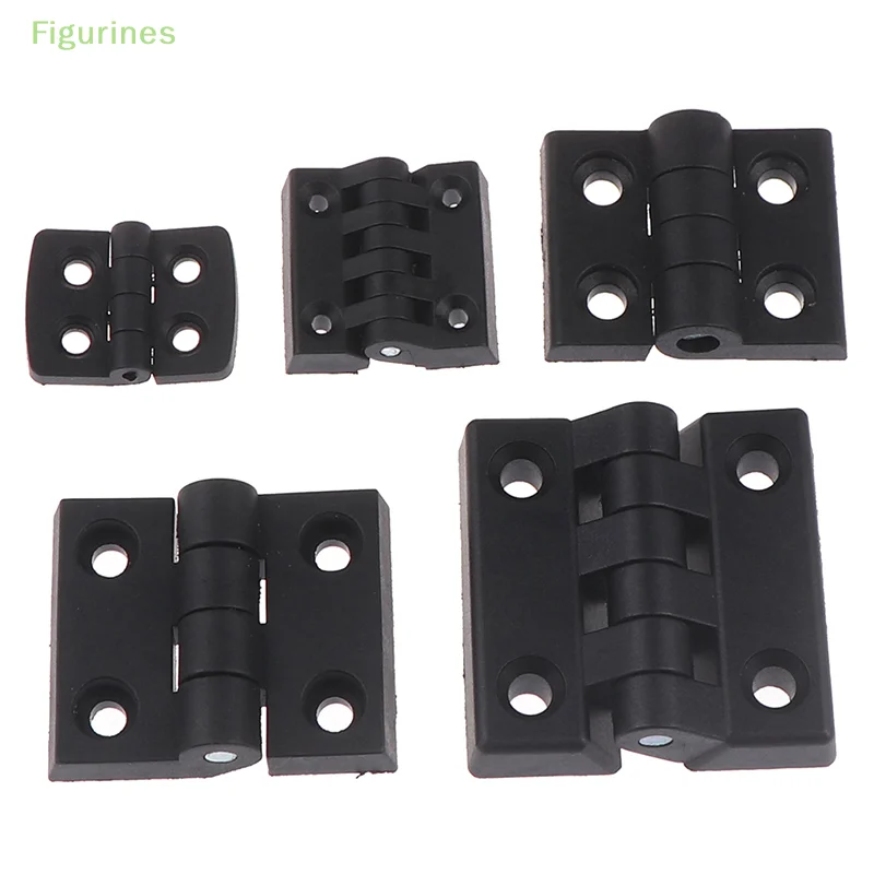 1PCS Small Hinges Black Mini Plastic Door Bearing Butt Cabinet ABS Hinge