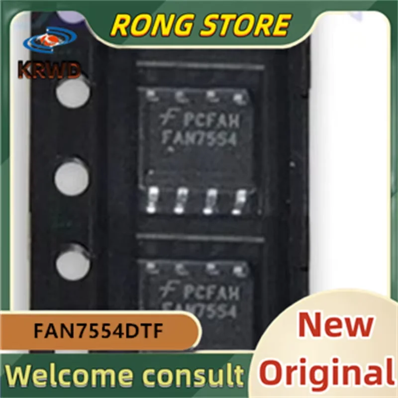 

(2PCS) FAN7554 New and Original Chip IC FAN7554DTF 7554 FAN7554D SOP8