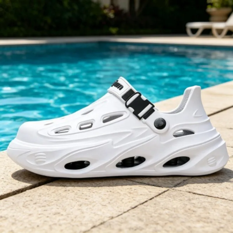 

Men Casual Garden Shoes Men's Outdoor Clogs Beach Sandals Sport Breathable Slippers Slides Hiking Men Outdoor Sandals