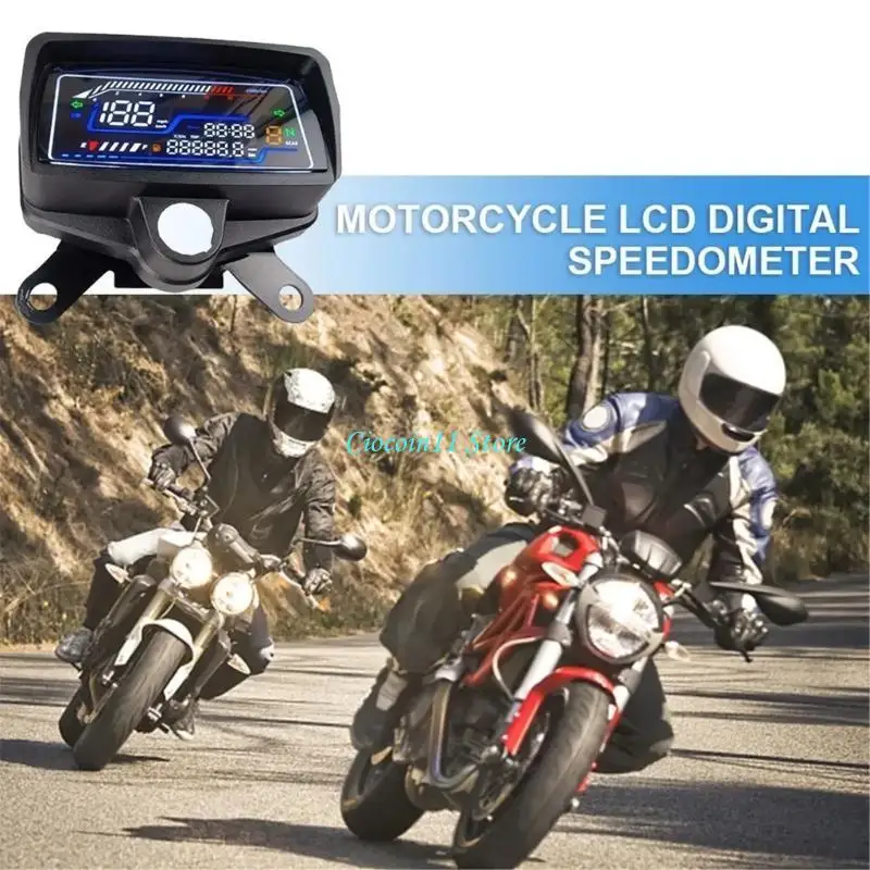 Y1UB Waterproof Motorbike Dashboard Odometer Speed Measurement for CG125 CG150 Riders