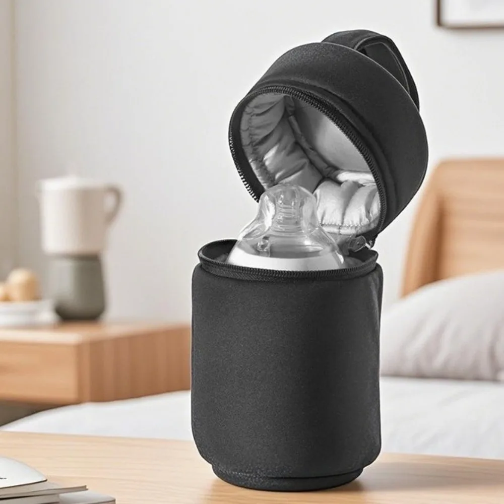 Anti-Shock Milk Warmer Bottle Bag Waterproof Scratch Protection Thermal Mommy Bag Portable Cart Hanging Bag Travel Use