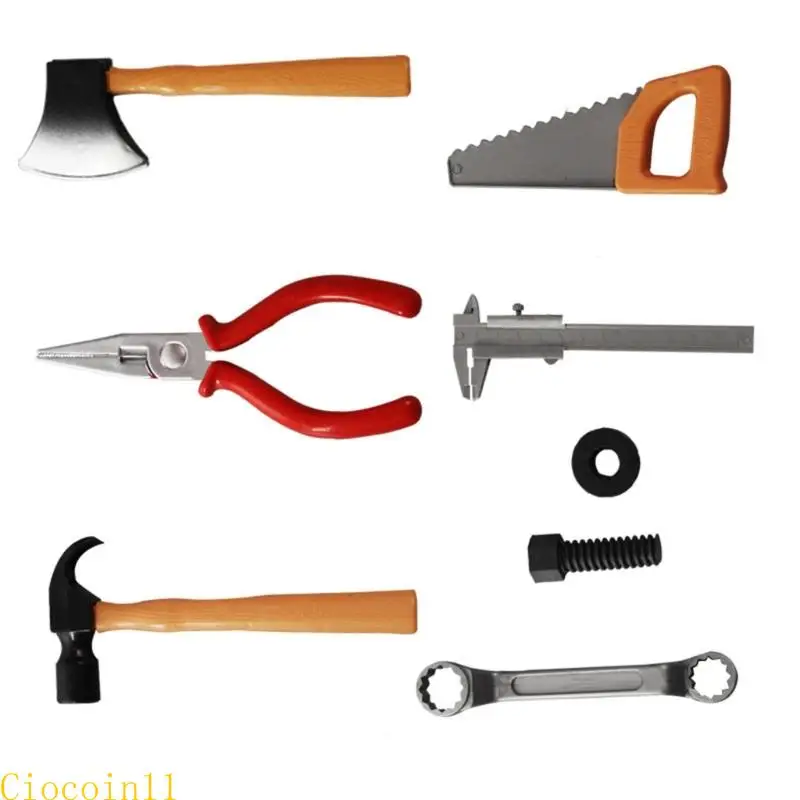 Y1UB 7/13 피스 척하는 놀이 워크샵 도구 키트 어린이 역할 연주 활동