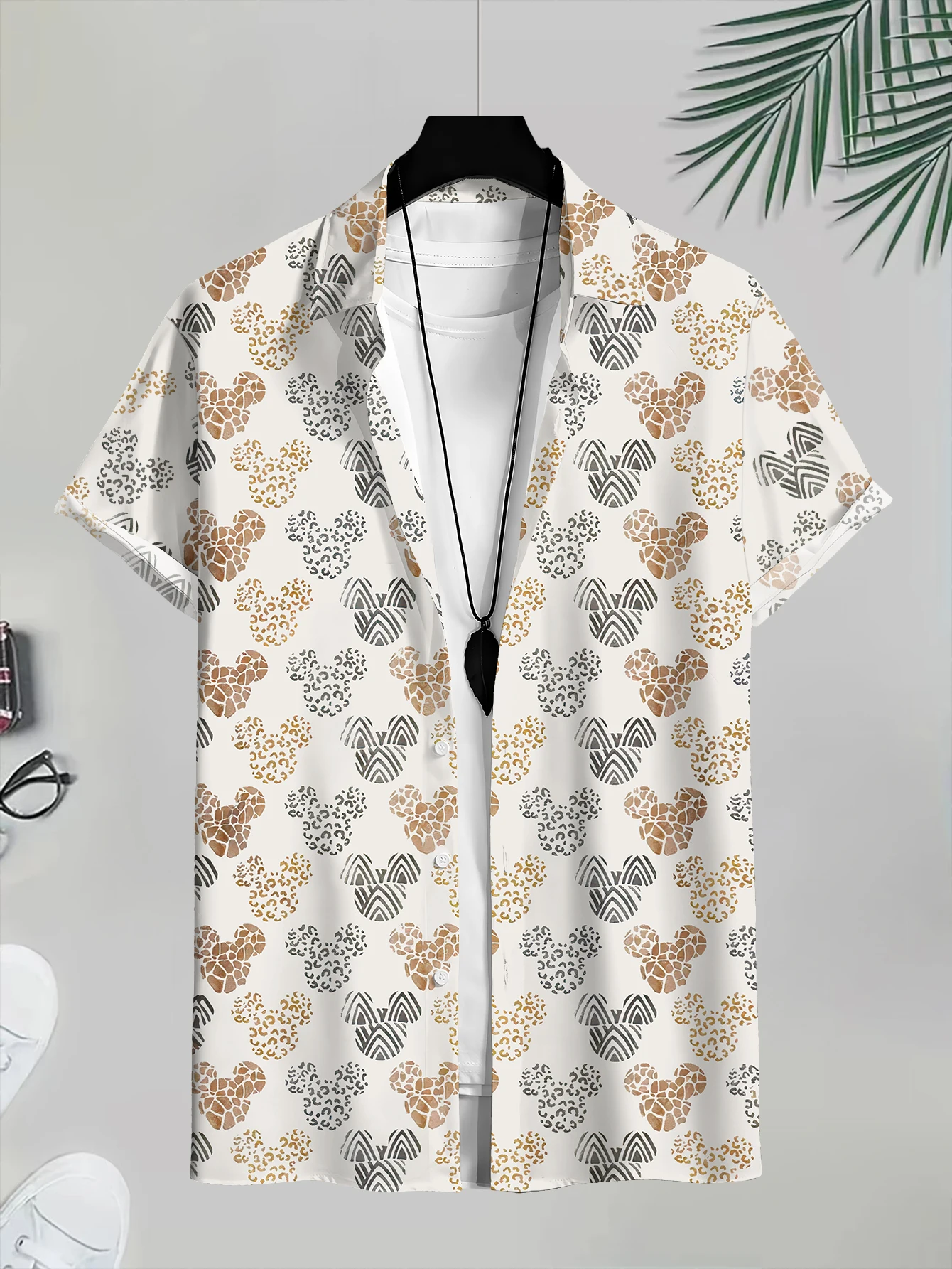 Stylish Casual Men's 3D Print Disney Mickey Shirt Assorted Styles: Multi - Pattern Mickey Patterns