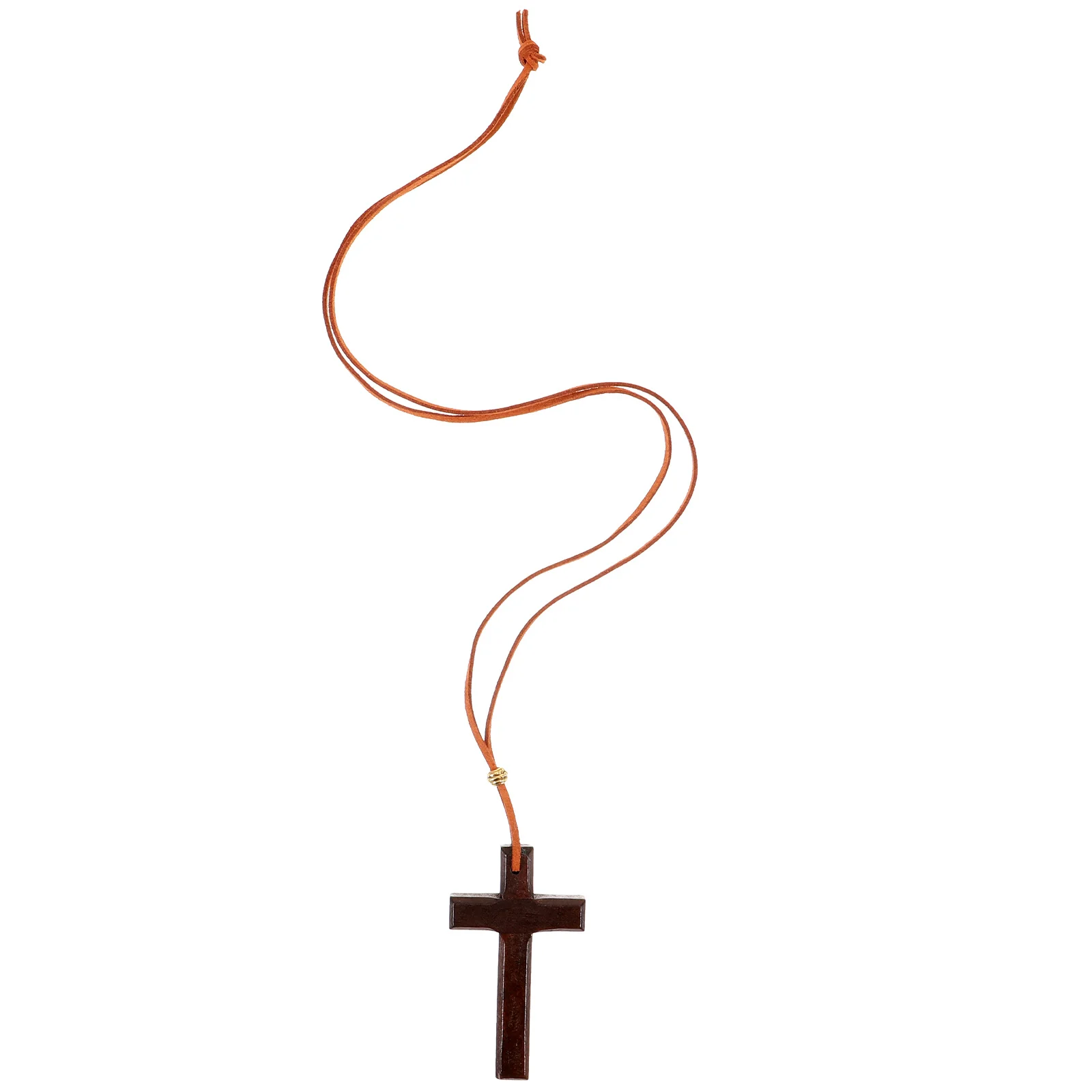 Miroir suspendu en bois, décor rétro minimaliste, pendentif croix, rétroviseur de voiture, accessoires suspendus