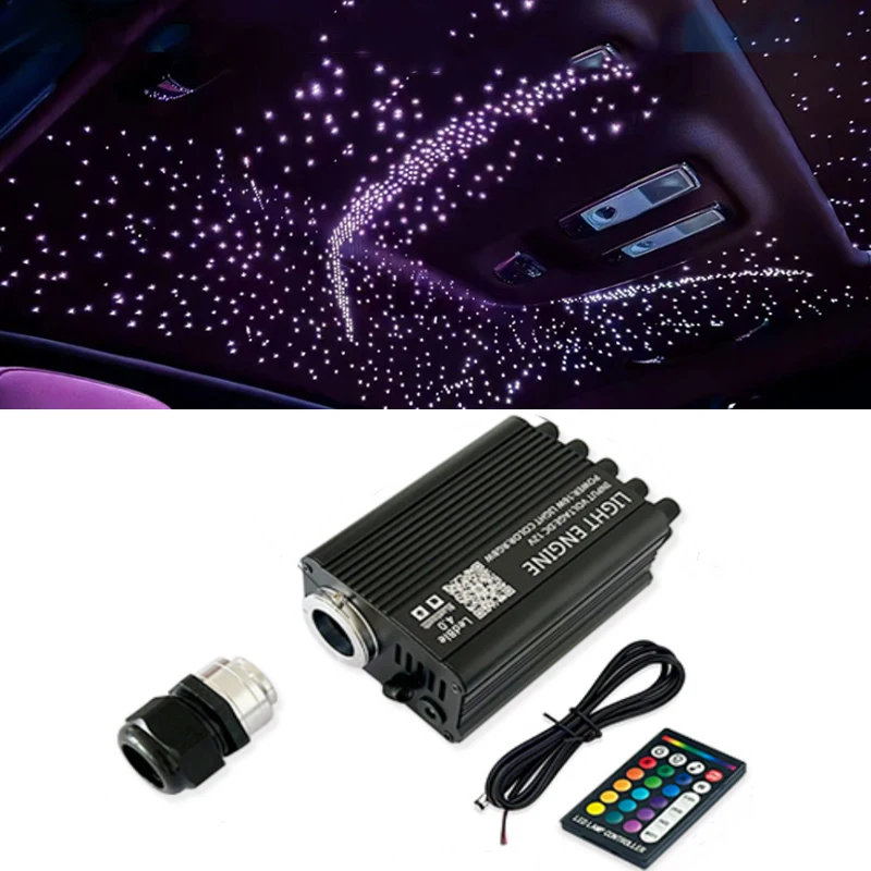 9555-L1 Shooting Star LED Fiber Optic Starlight Headliner Kit Starry Sky Car For Car Roof Ambient Light