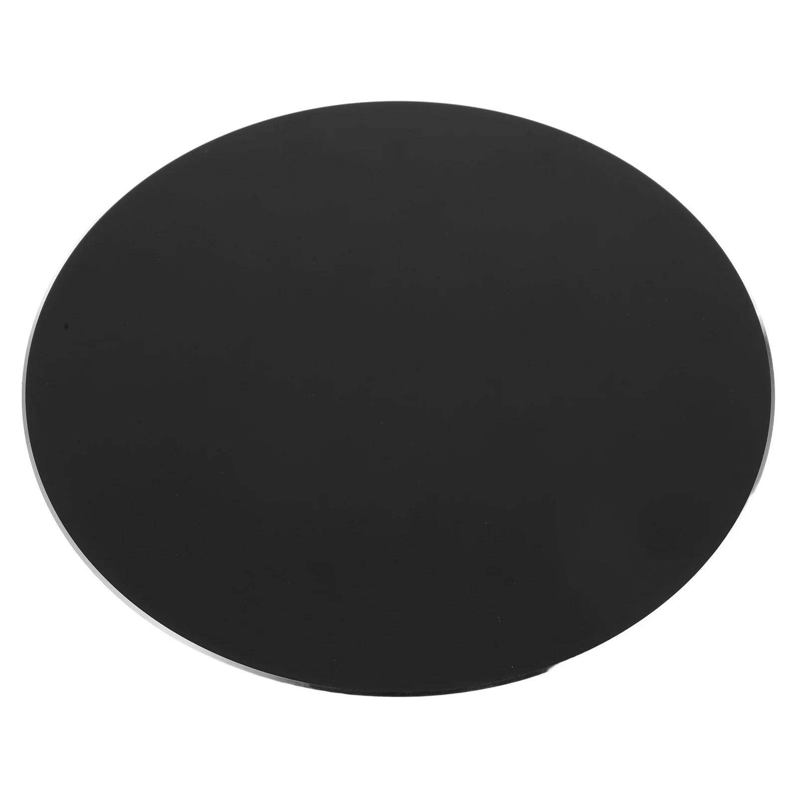 Podkładka pod mysz z twardego stopu aluminium, dwustronna, wodoodporna, metalowa, szybka i precyzyjna kontrola, do użytku w biurze, na biurko, czarna.