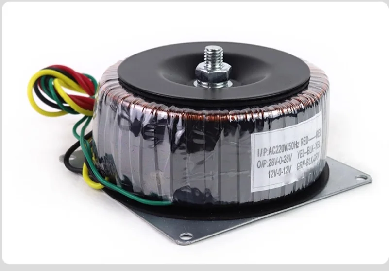 Amplificatore trasformatore toroidale da 300 W Fai da te o ripara tensione trasformatore di potenza doppia 12 V, 24 V, 36 V, 38 V