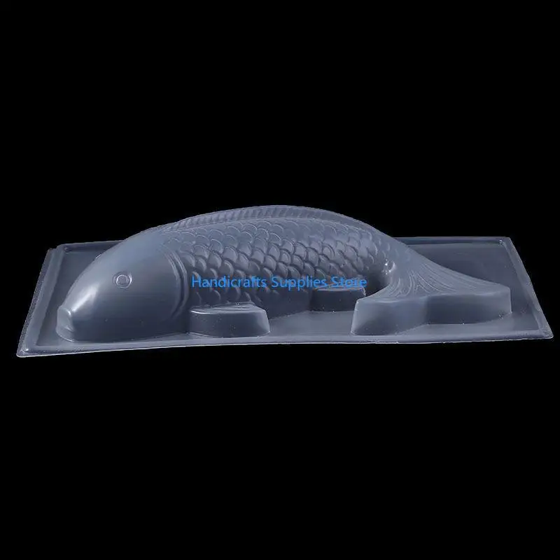 R1WA DIY 3D Fish Plastic Cake Chocolate Mould Jelly Handmade Transparent Sugarcraft Mold DIY Craft