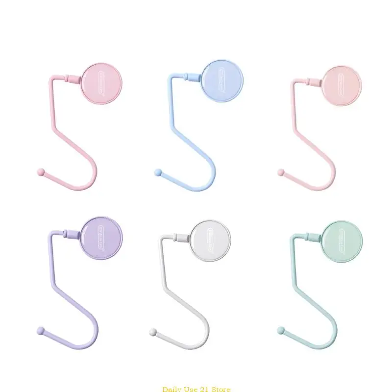 

10 Pieces Fashionable Desk Hooks for Workstations and Study Desks Daily Use