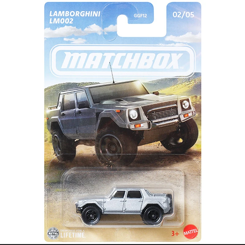 新品 マテル マッチボックス 2025、生涯にわたるボルボ/ランボルギーニ/ミニなどに対応した1:64スケールのダイキャストカー、GGF12 9C9Kケース