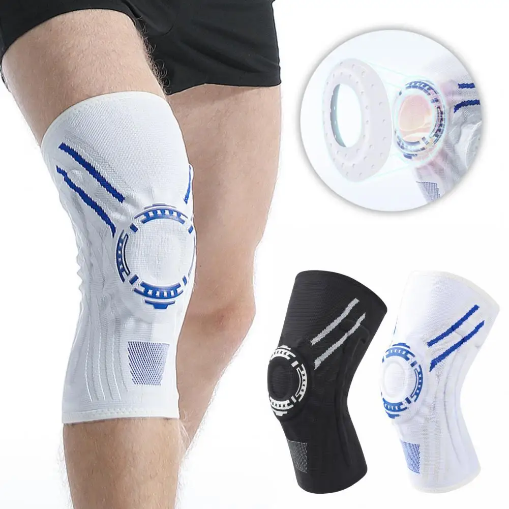 Knee Patella Arthritis Support Brace Side Springs Knee Protector Men Women Leg Brace Support Compression Basketball Knee Brace