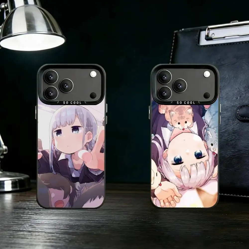 

R-Reina A-Aharen-san Phone Case Color Silver Shell For IPhone 17 16 15 14 13 12 11 Pro Max Plus