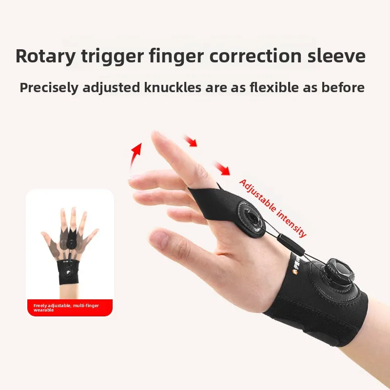 

Rotating Trigger Finger Splint for Thumb & Fingers, Adjustable Support for Tendonitis & Joint Stiffness Relief