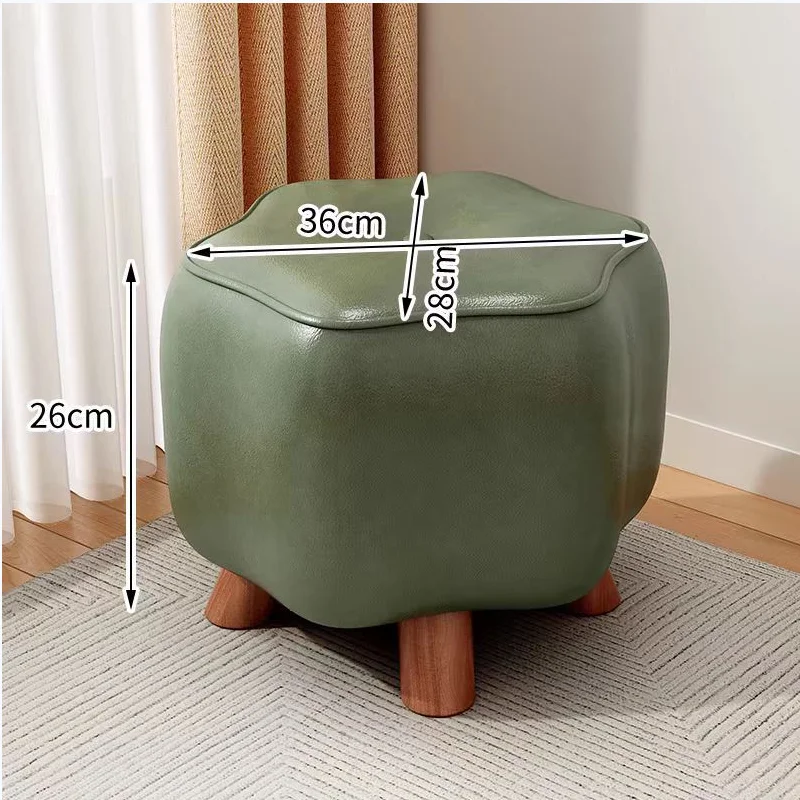 

Small stool for home use, sturdy and durable, living room sofa stool, children's creative small stool, shoe changing stool at th