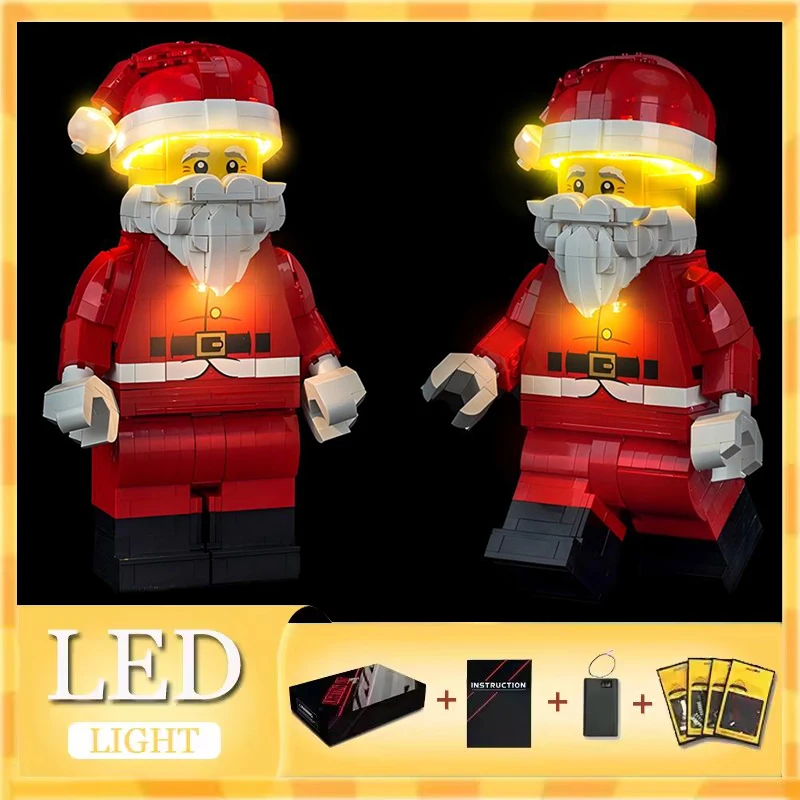 Advanced DIY Led Light Kit For Lego 40820 Up-Scaled Santa (Only Led Light,Without Blocks Model) High-Performance