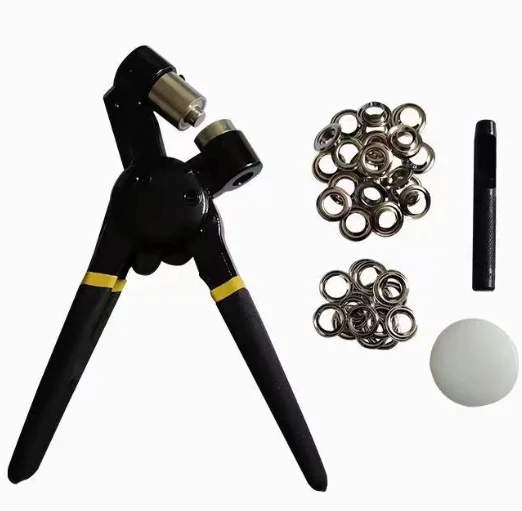 3/8 Inch Handheld Grommet Tool Kit Replaceable Head Eyelet Press for DIY Repair