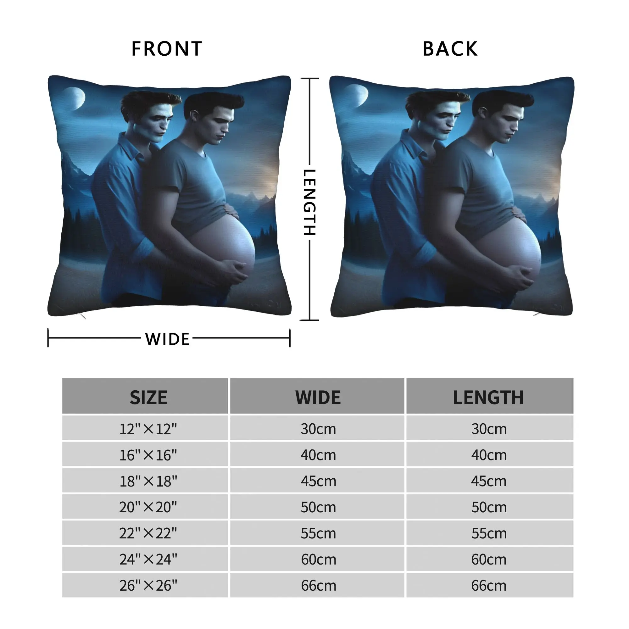 Funny Twilight Meme Throw Pillow Cover Polyester Cushions for Sofa  , Funny Cushion Covers