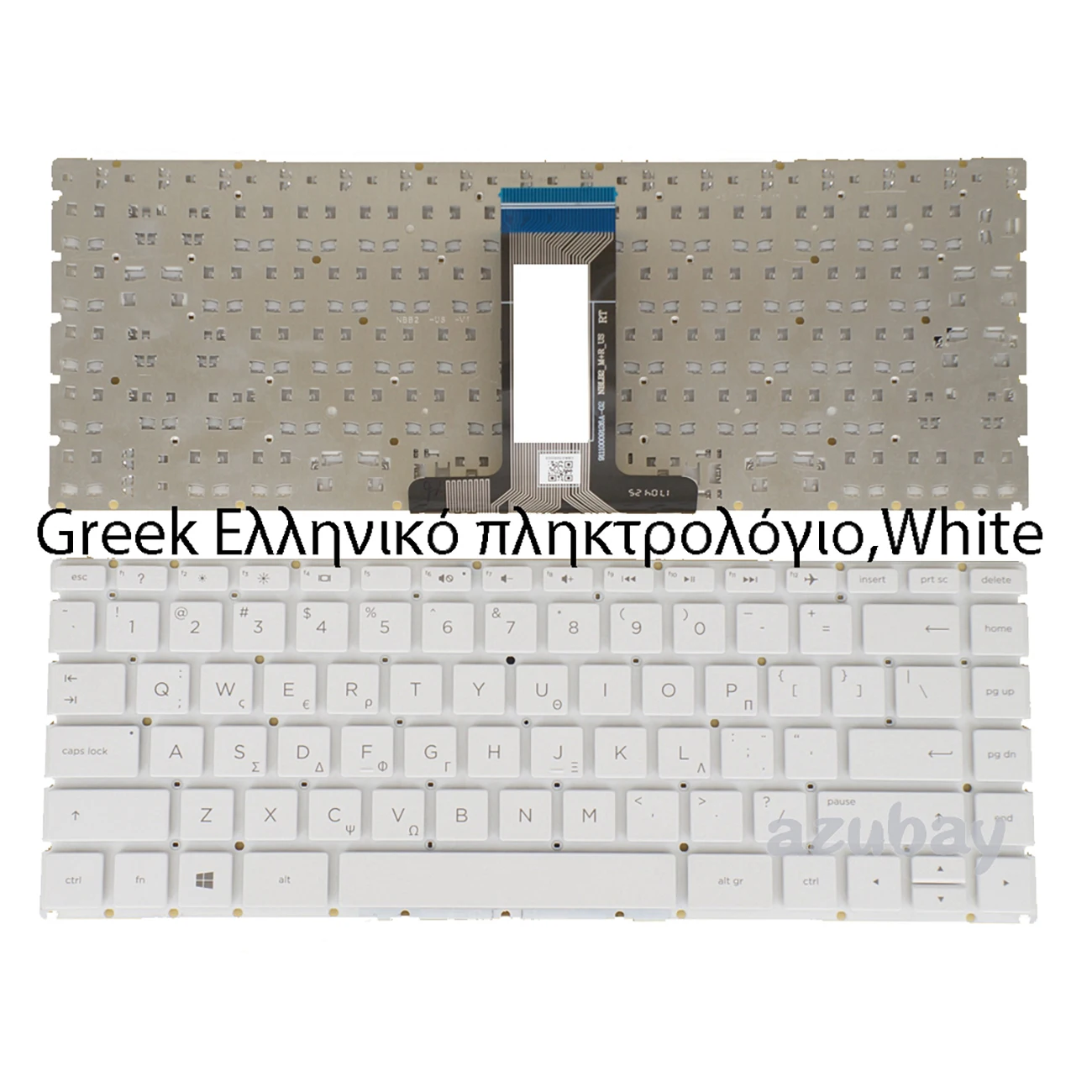 Greek Keyboard For HP 240 245 246 G6, home 14-bs 14g-br 14q-bu 14-bw 14g-bx 14q-by 14-bf, Pavilion x360 14-ba 14m-ba 14-al 14-av