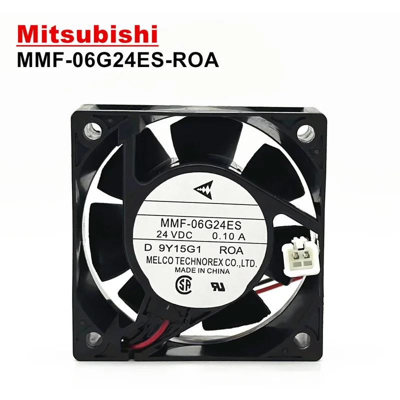 

S+ Mitsubishi MMF-06G24ES-ROA DC24V 0.10A 6CM 6025 2-pin Inverter Cooling Fan