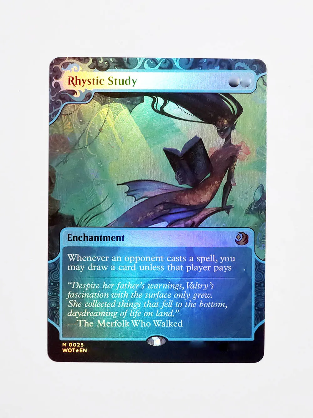 Papel de aluminio Rhystic Studio Magical Proxy, alta calidad, juego de mesa de reunión, tarjetas comerciales