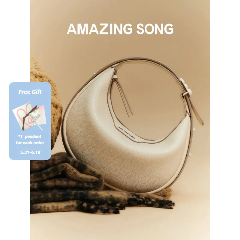 Amazing Song Half Moon Bag Small