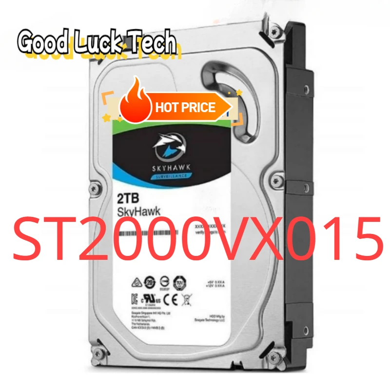 كمبيوتر مكتبي للمراقبة الداخلية ، جديد للبوابة البحرية ST2000VX015 مراقبة النسر 2T ، SkyHawk SATA ، MB ، "،