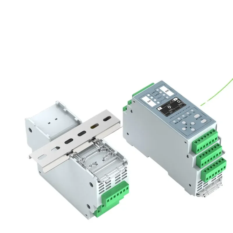2-36 channel gas control panel DIN rail mounted OLED display for industrial safety