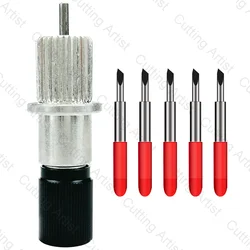 Universal 5pcs 45 Degree Plotter Blade for Roland and 1pc Holder