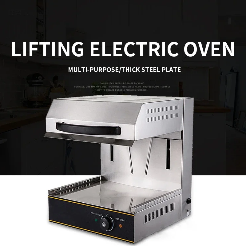 450 hebe Elektrische Grill 2,8 KW Unter Feuer Grill Backofen Grill Western-stil nudel ofen Dicke edelstahl