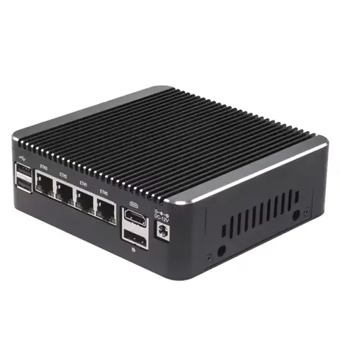 NEW Solid Fanless Firewall Mini PC Intel N150 N95 Core i5 8250U 4417U 4x2.5G LANs Home Server DDR4 NVMe Type-C pfSense OPNsense