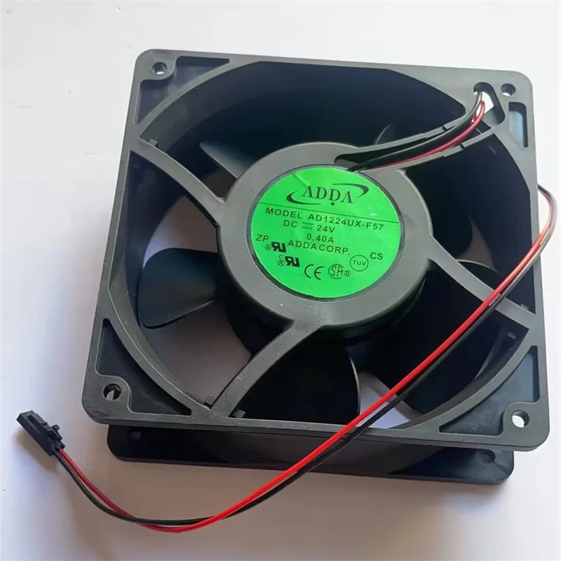 120x120x38mm 1238 DC24V 0.4A AD1224UX-F57 12cm 2 fils ventilateur de refroidissement cc