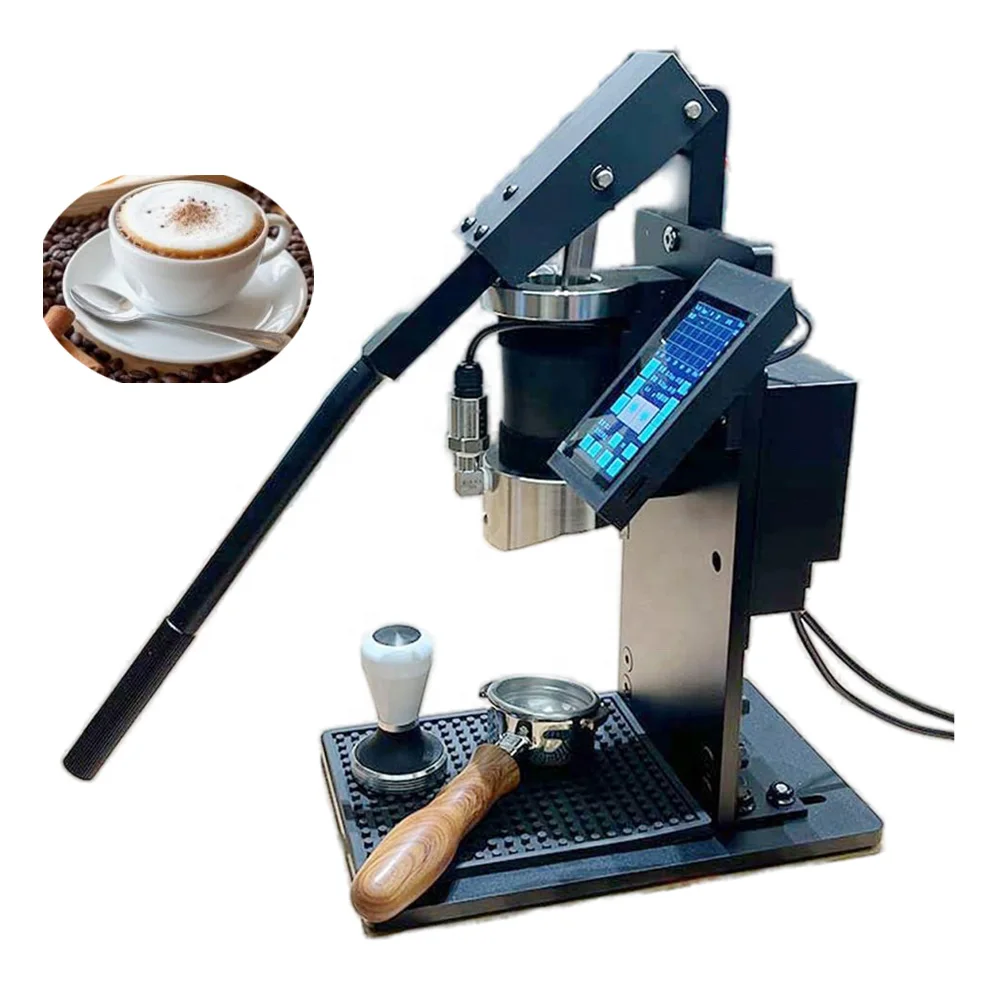 

Popular Stainless Steel Lever Espresso Coffee Machine Intelligence Hot Water Heating Extracting Espresso Coffee Machine