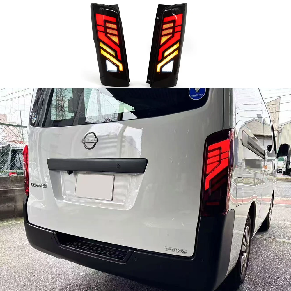 Modified Car LED Rear Bumper Tail Light Assembly Rear Brake Rear Lamp Reversing Lamp Fit For Nissan Urvan NV350 E26 2012-2025