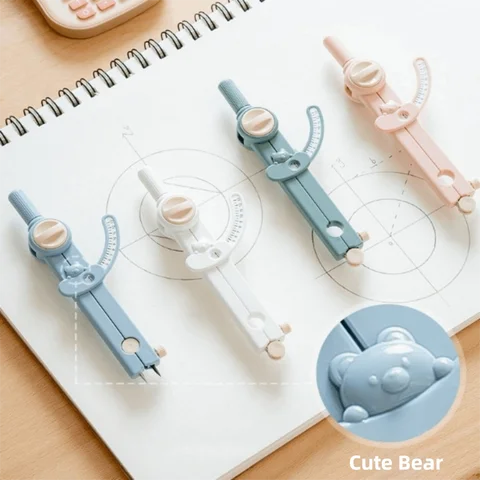 Digital Display Multifunction Drawing Compass Precise Geometry Drawing Morandi Lock Distance Gauge Scale Portable